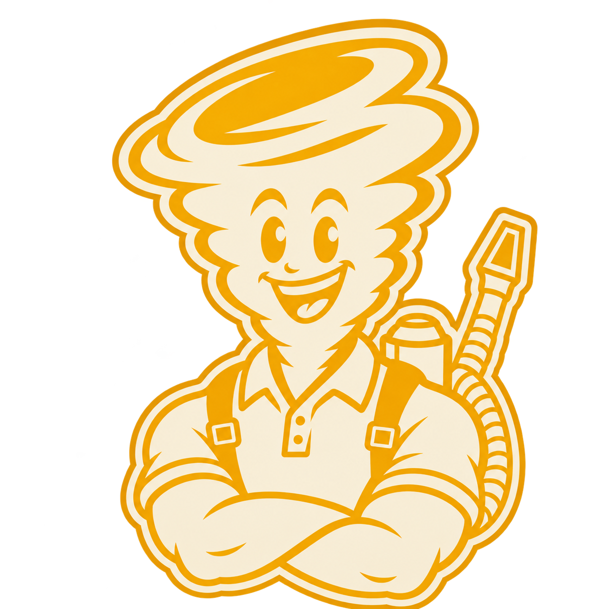 DustBusters Mascot Logo